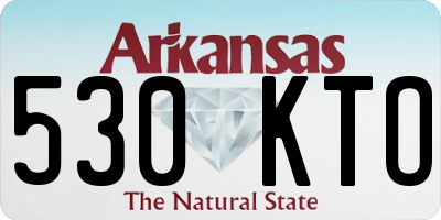 AR license plate 530KTO