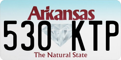 AR license plate 530KTP
