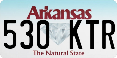 AR license plate 530KTR