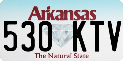 AR license plate 530KTV