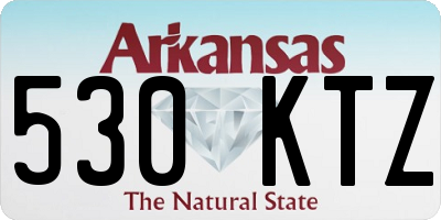 AR license plate 530KTZ