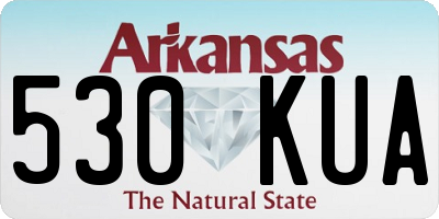 AR license plate 530KUA