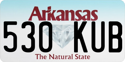 AR license plate 530KUB
