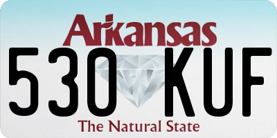 AR license plate 530KUF