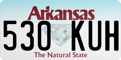 AR license plate 530KUH