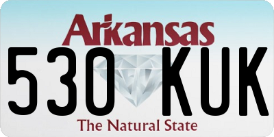 AR license plate 530KUK