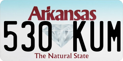 AR license plate 530KUM