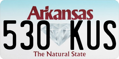 AR license plate 530KUS