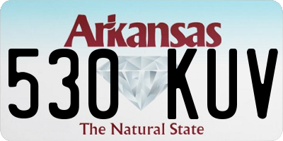 AR license plate 530KUV