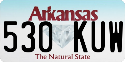 AR license plate 530KUW
