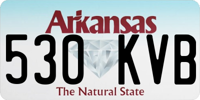 AR license plate 530KVB