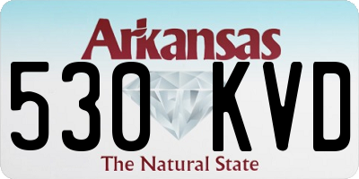 AR license plate 530KVD
