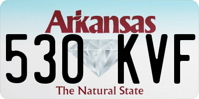 AR license plate 530KVF