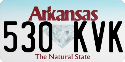 AR license plate 530KVK
