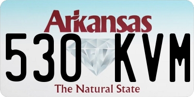 AR license plate 530KVM