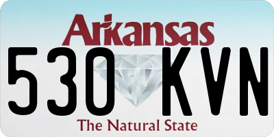 AR license plate 530KVN