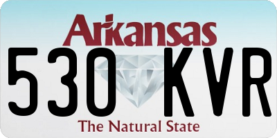 AR license plate 530KVR