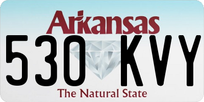 AR license plate 530KVY