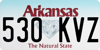 AR license plate 530KVZ