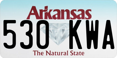 AR license plate 530KWA