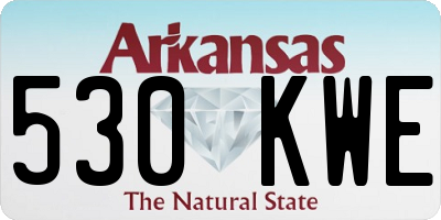 AR license plate 530KWE