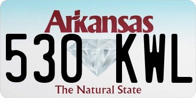 AR license plate 530KWL