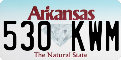 AR license plate 530KWM