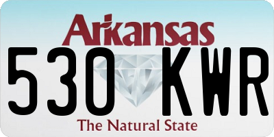 AR license plate 530KWR
