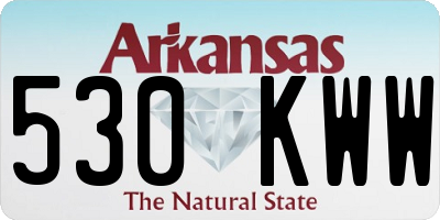 AR license plate 530KWW
