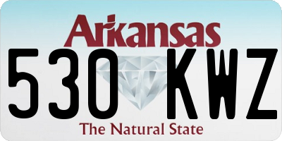 AR license plate 530KWZ