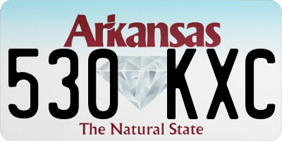 AR license plate 530KXC