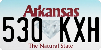 AR license plate 530KXH