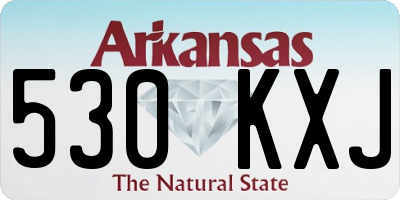 AR license plate 530KXJ