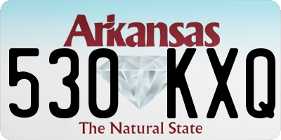 AR license plate 530KXQ