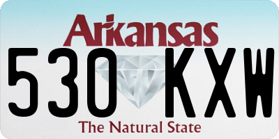 AR license plate 530KXW