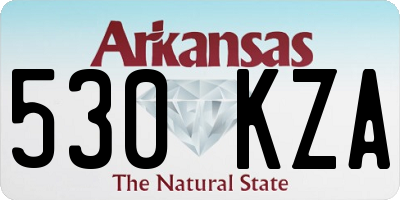 AR license plate 530KZA