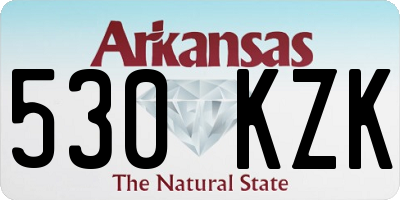 AR license plate 530KZK