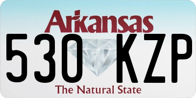 AR license plate 530KZP