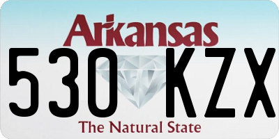 AR license plate 530KZX