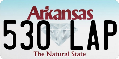 AR license plate 530LAP