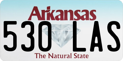 AR license plate 530LAS