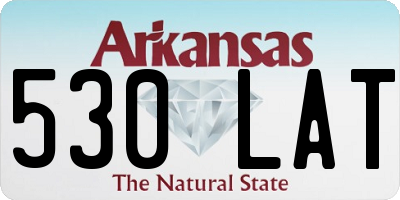 AR license plate 530LAT