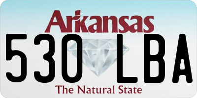 AR license plate 530LBA