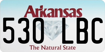AR license plate 530LBC