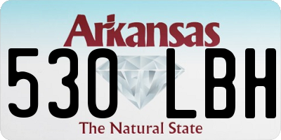 AR license plate 530LBH