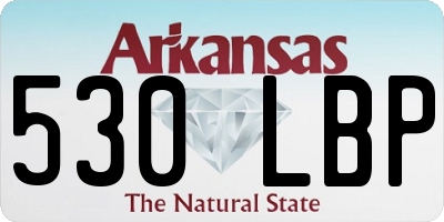 AR license plate 530LBP