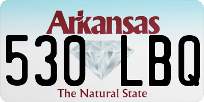 AR license plate 530LBQ