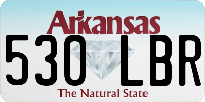 AR license plate 530LBR