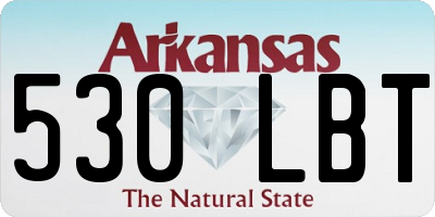 AR license plate 530LBT