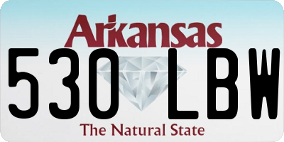 AR license plate 530LBW